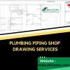 Plumbing Piping CAD Drawing Services in London, UK